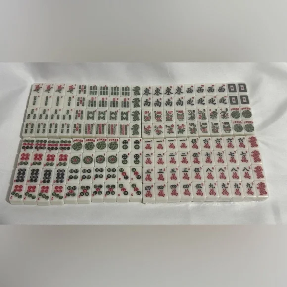 🐼 Travel Mini America Mahjong Set With Cute Panda Carrying Case - Picture 2 of 11